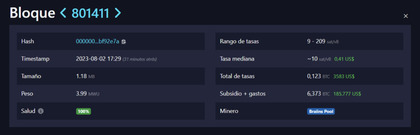 bloque minerador