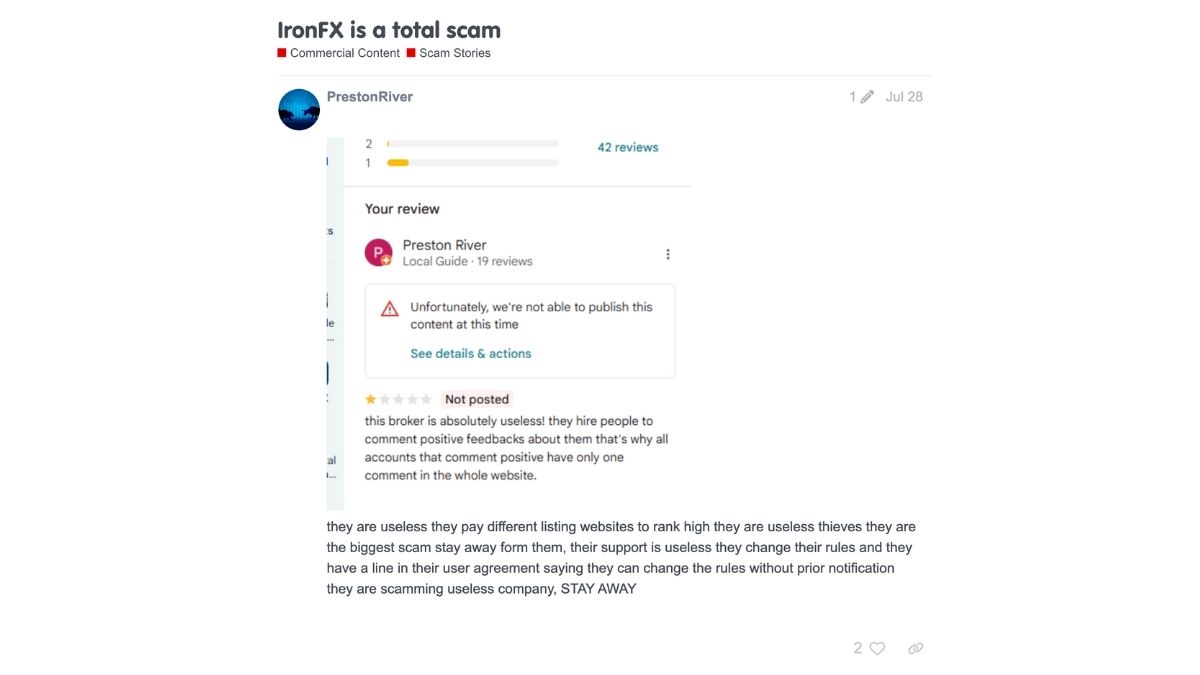 iron fx analise review