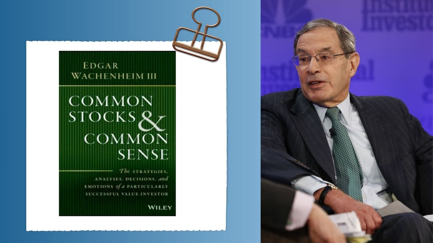 Ações Ordinárias e Bom Senso - Edgar Wachenheim III