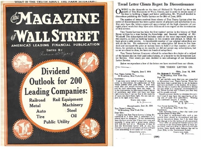 The Magazine of Wall Street de Richard Wyckoff