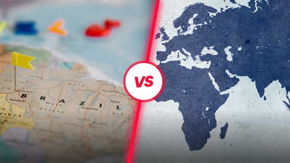 Melhores corretoras por zona geográfica