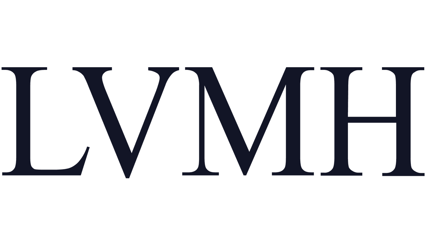 Logo da LVMH, conglomerado global de marcas de luxo