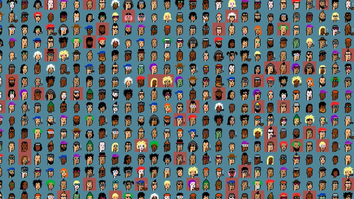 Coleção CryptoPunks: uma das mais valiosas entre os NFTs.