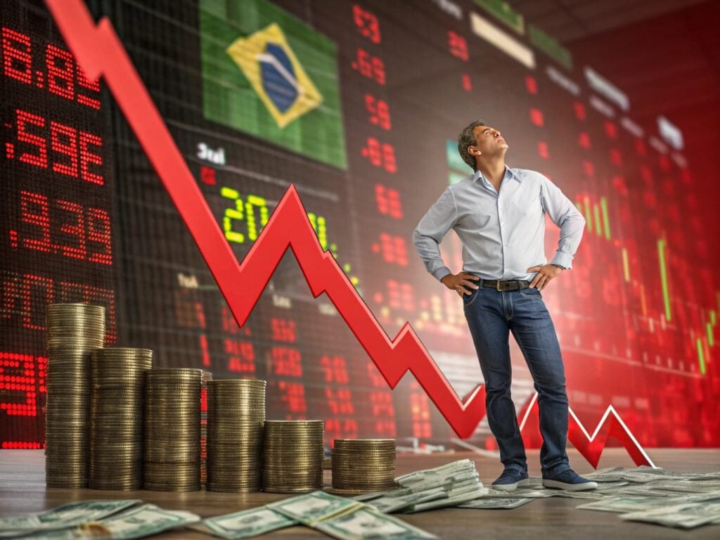 queda bolsa ganhar dinheiro