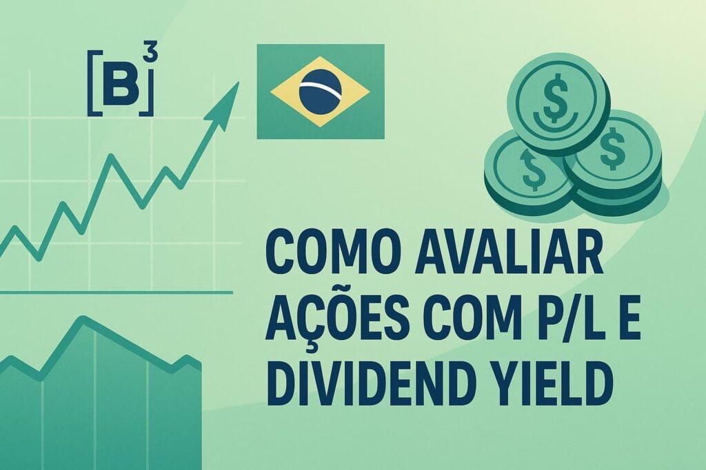 avaliar açoes com preço lucro e dividend yield