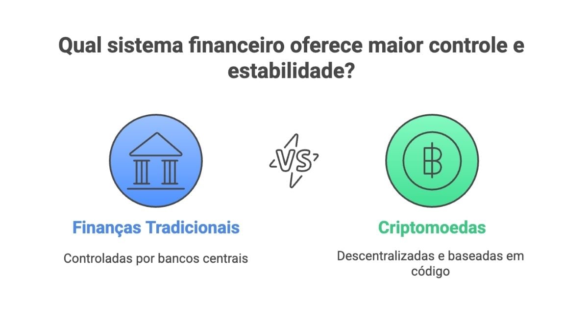 Finanças Tradicionais vs Criptomoedas