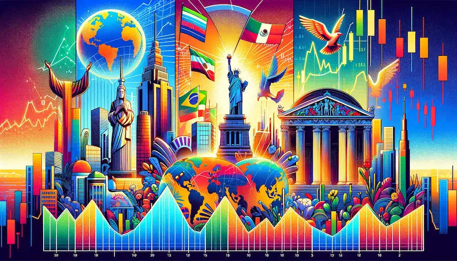 principais índices da bolsa na América Latina