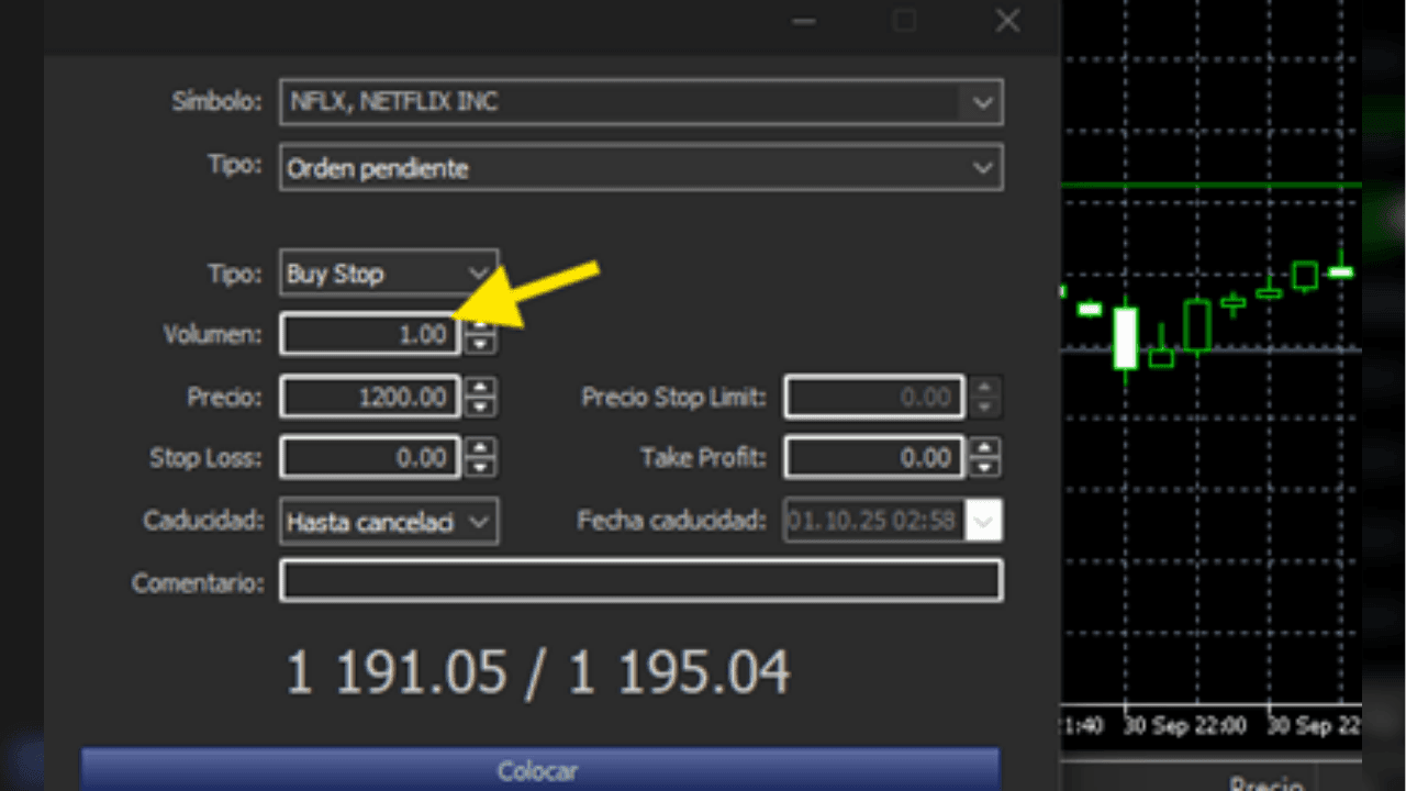 Comprando 1 ação da Netflix