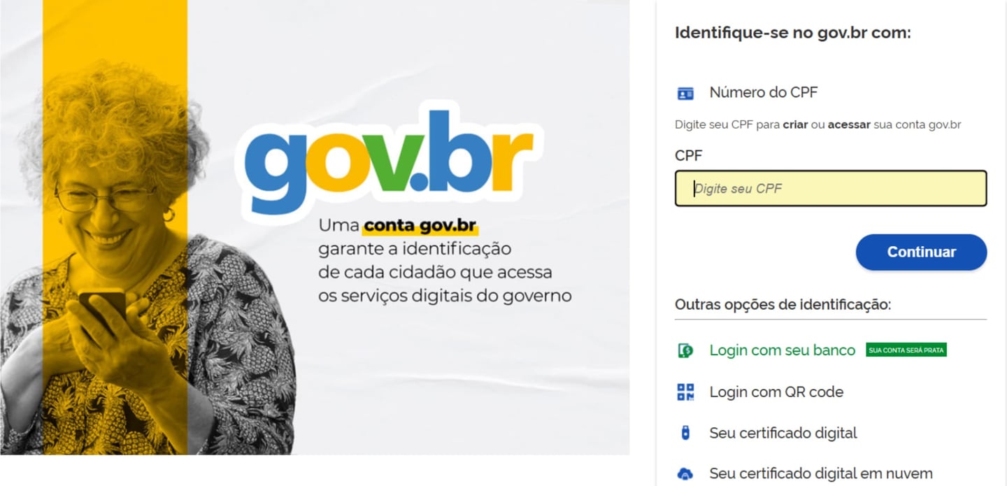 Identificação do contribuinte