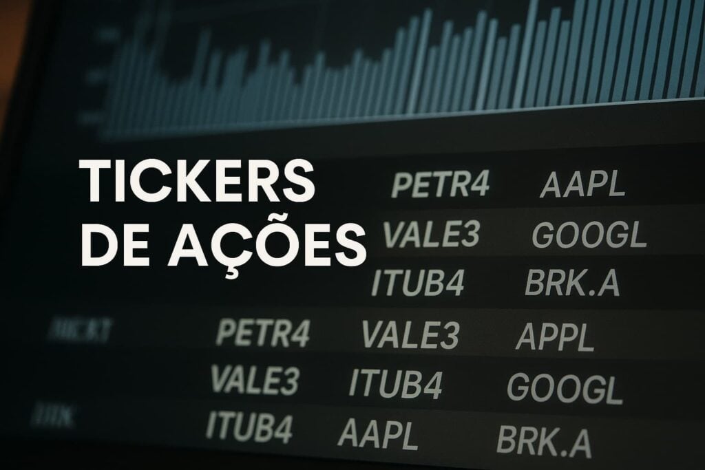 o que sao tickers de açoes