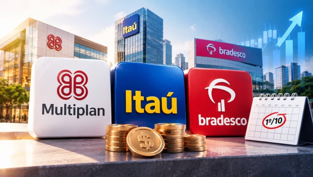 Multiplan Itaú e Bradesco